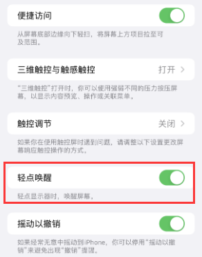 临淄苹果授权维修站分享iPhone轻点无法唤醒怎么办