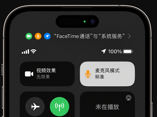 临淄苹果授权维修网点分享iPhone在通话时让你的声音更清晰 