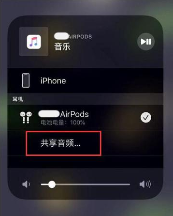 临淄苹果14音频维修点分享iPhone14音频共享设置方法 