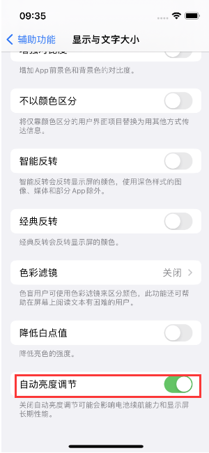 临淄苹果15维修店分享iPhone 15 Pro系列屏幕亮度 