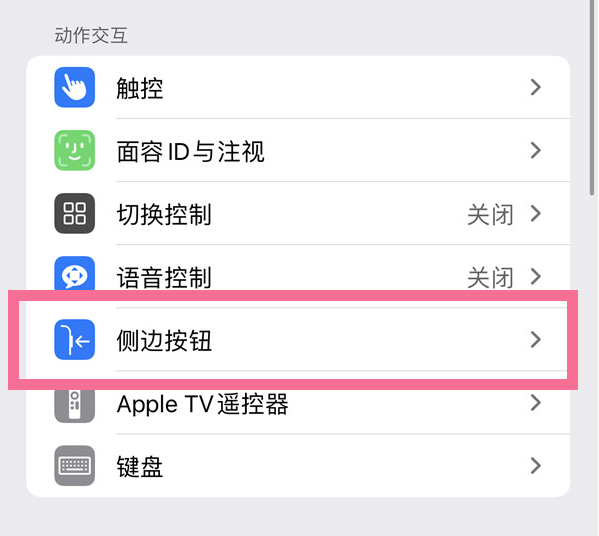 临淄苹果14维修店分享iPhone14 Plus侧键双击下载功能关闭方法 